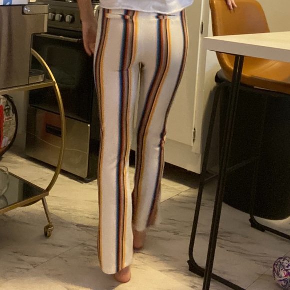 Free People Rainbow Striped Pants - Picture 2 of 4